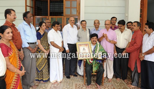 DGM of IOB K Anil Felicitation